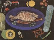 Paul Klee Around the Fish (mk09) oil painting reproduction
